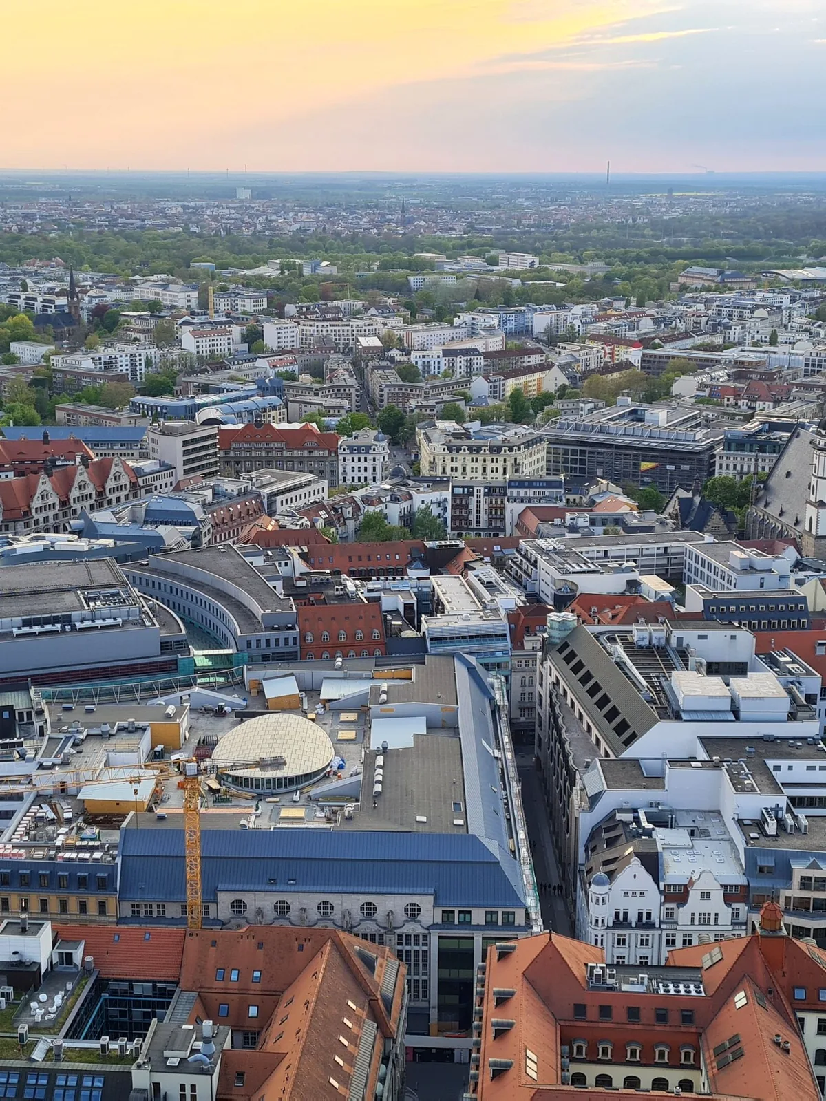 Leipzig skyline