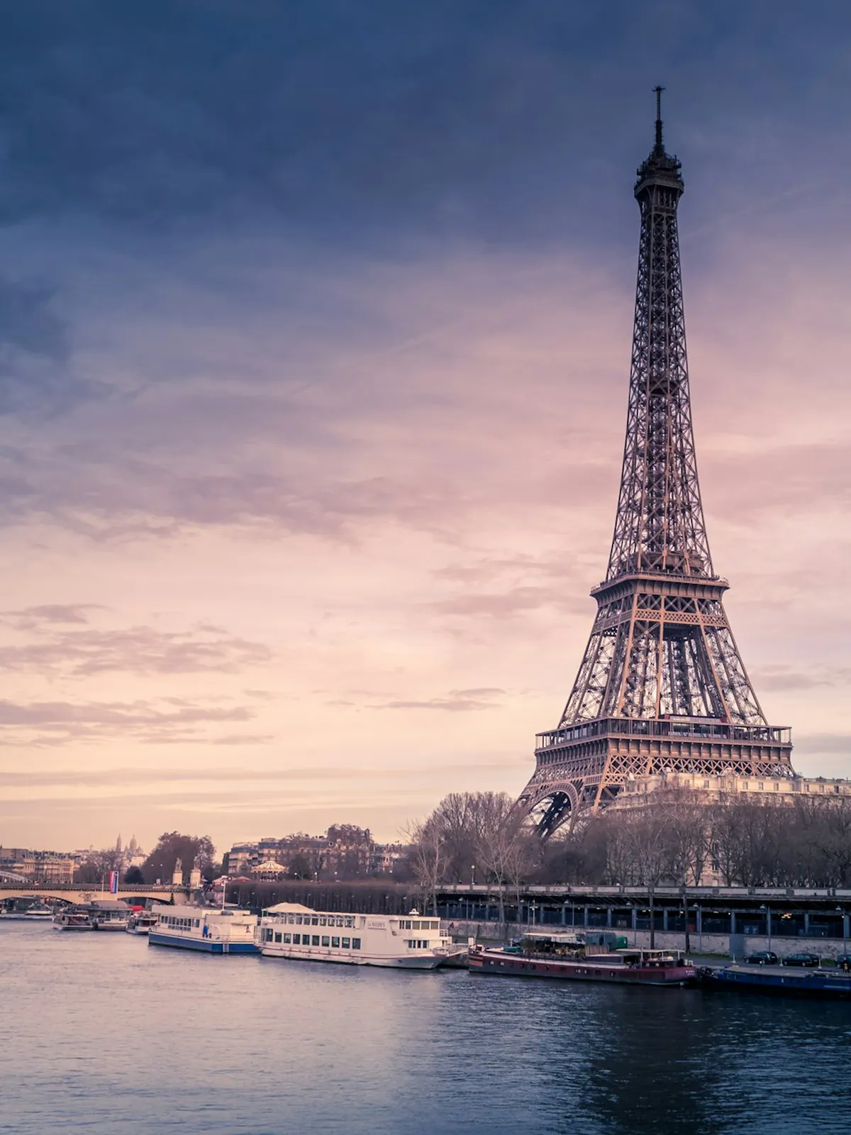 Paris skyline with the Eiffel Tower
