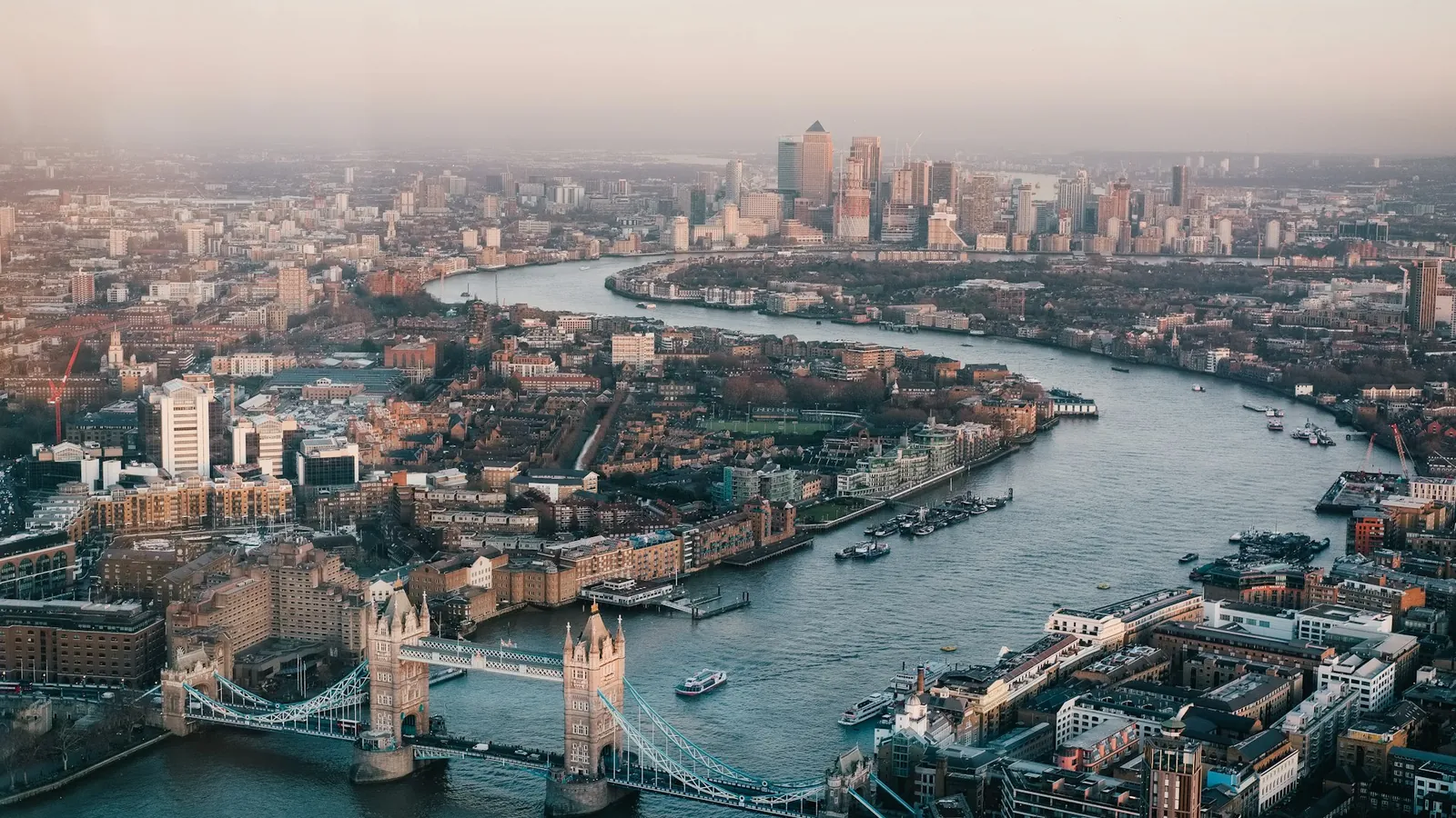 London Tower Bridge at sunset